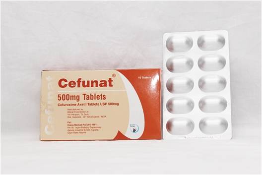 CEFUNAT 500mg oral Tablets